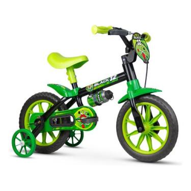 Imagem de Bicicleta Infantil Nathor Aro 12 Menino Black De 2 A 5 Anos Cor Preto/