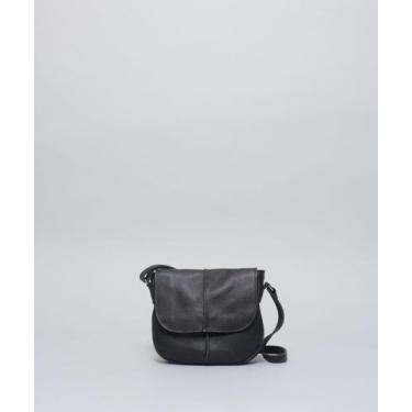 Imagem de Bolsa p Couro Recorte Frontal - Preto - Soulier, Preto, U