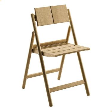 Imagem de Cadeira Dobrável Tramontina Bossa Em Madeira Tauari Natural 13699080