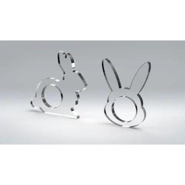 Imagem de Kit 6 Porta Guardanapo Coelho Da Páscoa Para Mesa Posta - Artsim Proje