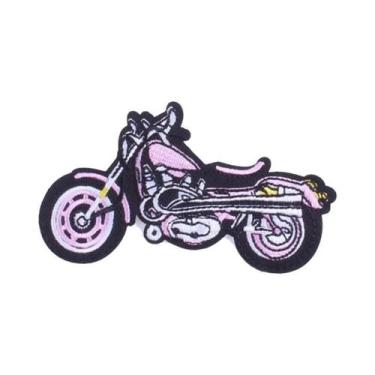 Imagem de Patch Bordado Estilo Punk Para Motocicleta, Termocolante Para Roupas, 