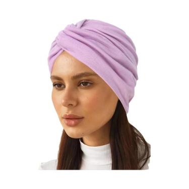 Imagem de Touca Hijab Muçulmana De Cor Sólida E Elástica Para Mulheres, Lenço De