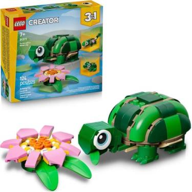 Imagem de Lego Creator Tartaruga com uma Flor Lírio-de-água 31377