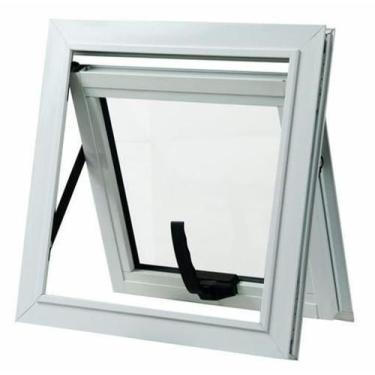 Imagem de Janela Maxiar Alto Padrão Esquadria Brasil Vetx 45X45 Branco - Esquadr