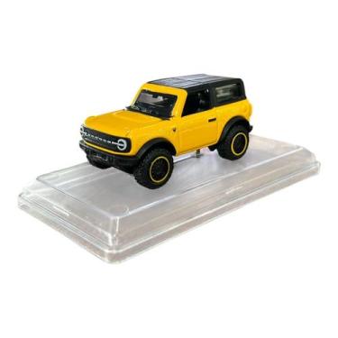 Imagem de Miniatura Ford Bronco Amarelo Maisto c/ Case 1:64