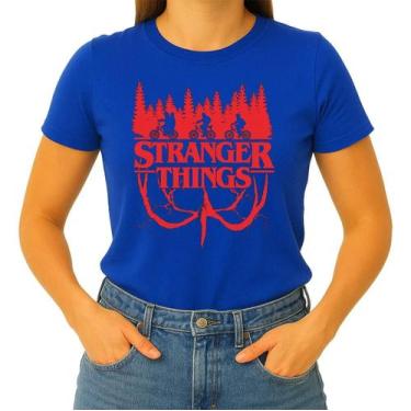Imagem de Camisa Camiseta de Algodão Masculina Feminina Unissex SÉRIE Stranger T