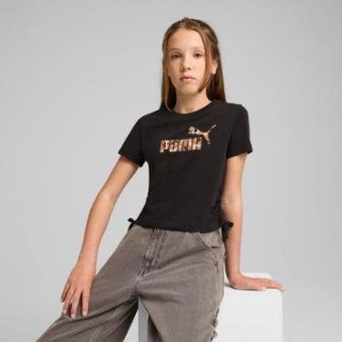 Imagem de Camiseta Puma Essentials Animal Logo Infill Knotted Infantil-Feminino