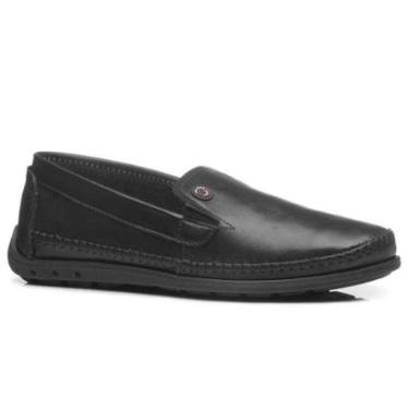 Imagem de Mocassim Masculino Couro Anilina Preto Pegada 141601-04-Masculino