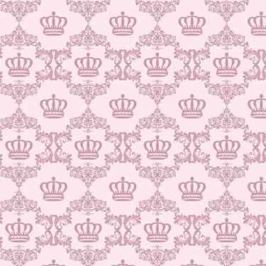 Imagem de Papel De Parede Adesivo Coroa Bordo Opaca Infantil Bebe