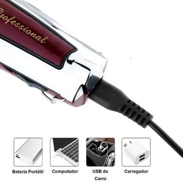 Imagem de Cortador Kemei De Corte Fino Para Salão De Beleza