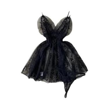 Imagem de Vestido De Noite Sem Mangas Em Renda Floral Para Mulheres, Com Tanga, 