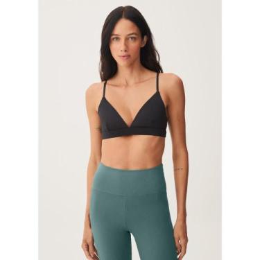 Imagem de Top Esportivo Decote V - Preto M - Hering Sports, M