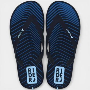 Imagem de Chinelo Rider R1 Style Masculino - Marinho e Azul - 41, 41