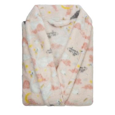 Imagem de Roupão Infantil Microfibra P M G Extra Macio Unissex - - CAMESA