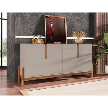 Imagem de Buffet Lizz 1.70 Off White/Cedro - Casa D Móveis