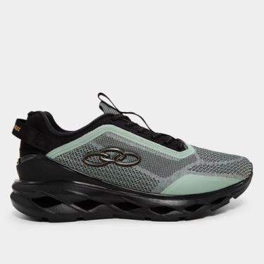 Imagem de Tênis Olympikus Beats Masculino, Verde, Preto, 41