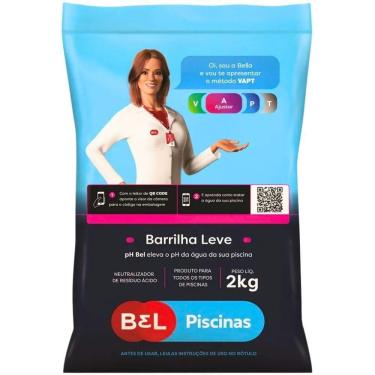 Imagem de Barrilha Leve Bel Piscinas 2kg Elevador De Ph Para Piscina