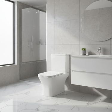 Imagem de Vaso Sanitário com Caixa Acoplada Brilhante Solare Luxo Branco