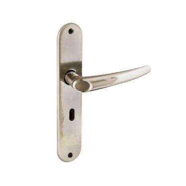 Imagem de Fechadura Interna Joy F-2600-46 Mecânica de Embutir com Chave para Porta de Madeira Aço Acabamento Preto