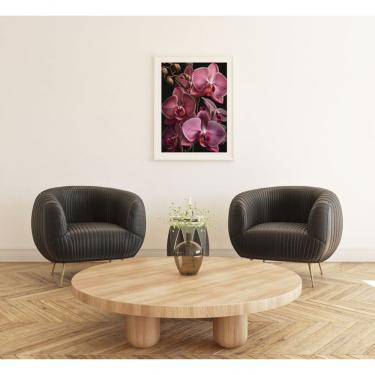 Imagem de Quadro Decorativo Graça em Tons de Rosa Retangular 30x40CM em Canvas com Ou sem Vidro M...
