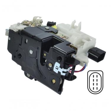 Imagem de Fechadura Elétrica de Porta Dianteira Direita Modelo F103 para Volkswagen Bora 2000-2006 Golf 2006-2013 Passat 2001-2005