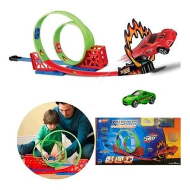 Imagem de Pista Super Looping 360 Duplo Radical Lançador Fricção - Wellkids