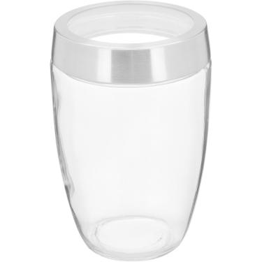 Imagem de KIT 2 POTES MANTIMENTOS HOME&CO COM TAMPA DE VIDRO 1 LITRO 18x12x12cm