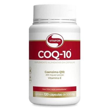 Imagem de Coenzima Q10 Pote 120 Cápsulas Vitafor Com Vitamina E-Unissex