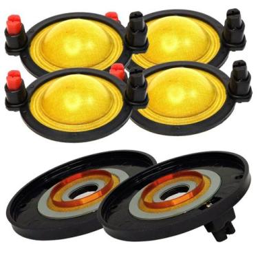 Imagem de Kit 4 Reparos Driver D250x Fenólico Paralelo Corneta 8 Ohms e 2 Reparo