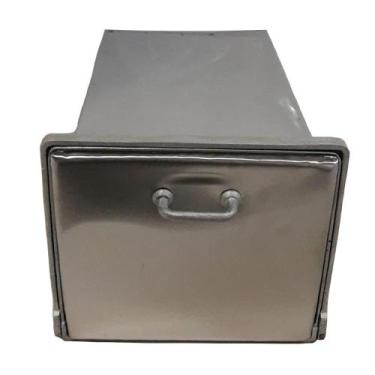 Imagem de Forno a Lenha Inox com Tampa Artesanal - Volpato, Tamanho: 60cm
