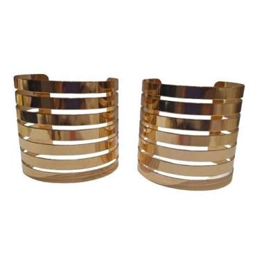 Imagem de Bracelete pulseira deus grego egipcio deusa dourado - MC PRESENTES