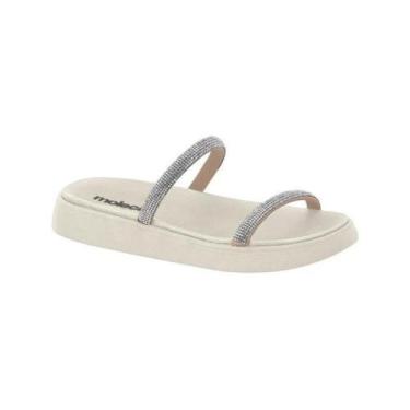 Imagem de Papete Moleca Flatform Feminino, 35, Branco