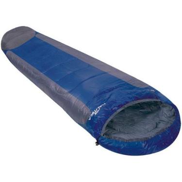 Imagem de Saco de dormir NTK Mummy -1C à 8C Azul e Cinza Nautika