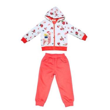 Imagem de Conjunto Infantil Menina Moletom Inverno  - Kiki & Mily, 2, Rosa