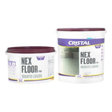 Imagem de Piso Epóxi Decorativo Granito Líquido Nex Floor Interno 1,25kg Cristal