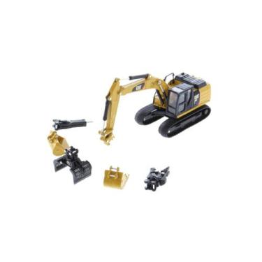 Imagem de Miniatura Escavadeira Caterpilla 320F L 1/50 Diecast Masters, Amarelo
