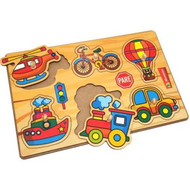 Imagem de Painel divertido meios de transportes - MANINHO ARTESANATOS