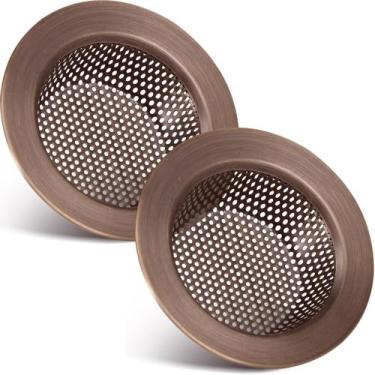 Imagem de Coador de pia Retisee 11 cm em aço inoxidável, 2 peças, bronze avermel