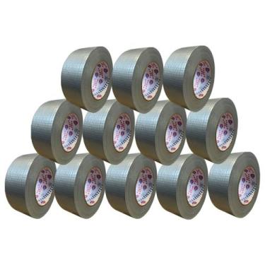 Imagem de Fita Adesiva Silver Tape Cinza 50mm X 50mt Eurocel  - 12 Und