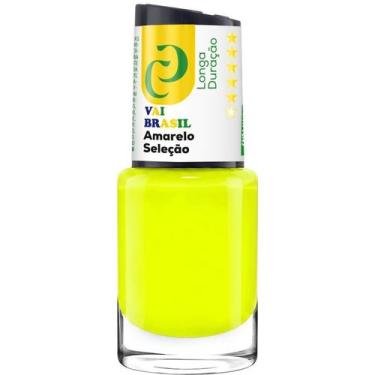 Imagem de Esmalte Cora 10ml Vai Brasil Amarelo Seleção