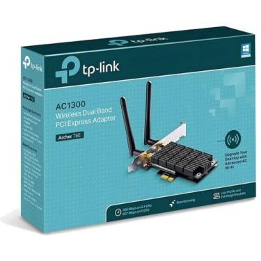 Imagem de Placa Wireless PCIe Ac1300 Dual Band 2 antenas Archer T6E TP-Link