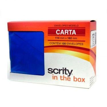 Imagem de Envelope Color Plus Azul Royal 114x162mm - caixa com 100 unidades - Sc