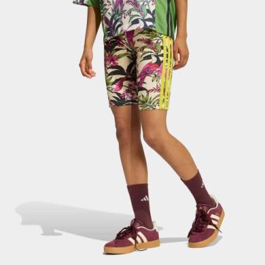 Imagem de Short Adidas Farm Bike Feminino, Bege, GG