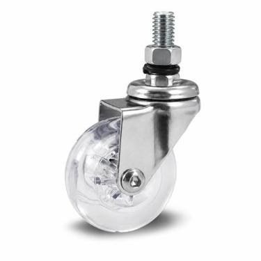 Imagem de 34 Rodizio Giratório Gel 50mm Parafuso Rosca Anti Risco 40kg Schioppa