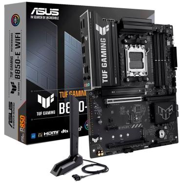 Imagem de Placa Mãe Asus TUF Gaming B850-E Wi-Fi Socket AM5 DDR5 ATX com Conectividade Wi-Fi 6 e RGB 24.4CM