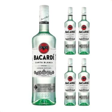 Imagem de Kit com 4 - Rum Branco Bacardi Superior Carta Blanca 700ml