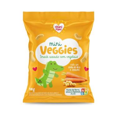 Imagem de Snack Infantil Zero Glúten Gão de Bico e Cenoura - Vegetais Mini Veggi