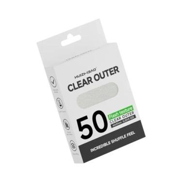 Imagem de Protetores De Cartas Premium Transparentes Foscos Duplos 685x94mm 65x9