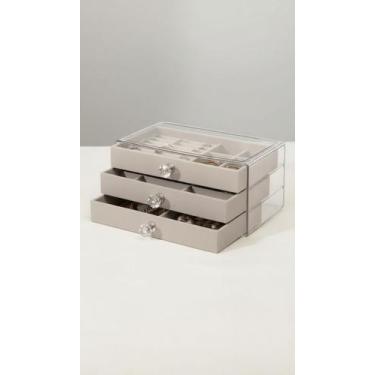 Imagem de Organizador de Joias Acrílico 3 Gavetas - Congratulations Store
