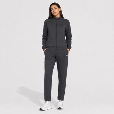 Imagem de Agasalho Fila Essentials II Feminino Preto, GG